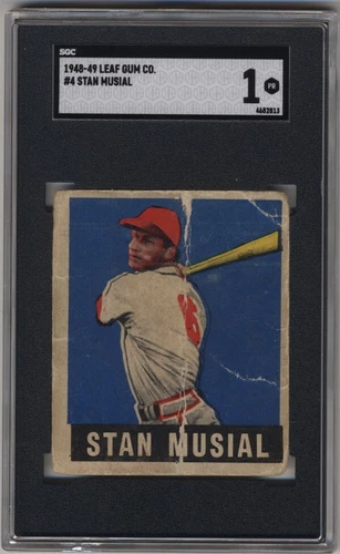 1948 Leaf #4 Stan Musial SGC 1  B1-157