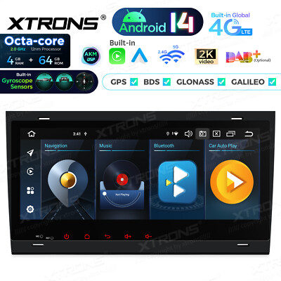 8.8 Zoll Android 14 Autoradio Für Audi A4 2009-2012 - Mit CarPlay & GPS