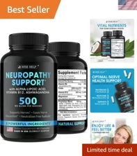60 Count Neuropathy Support Capsules - Targeted Nerve Health Solution