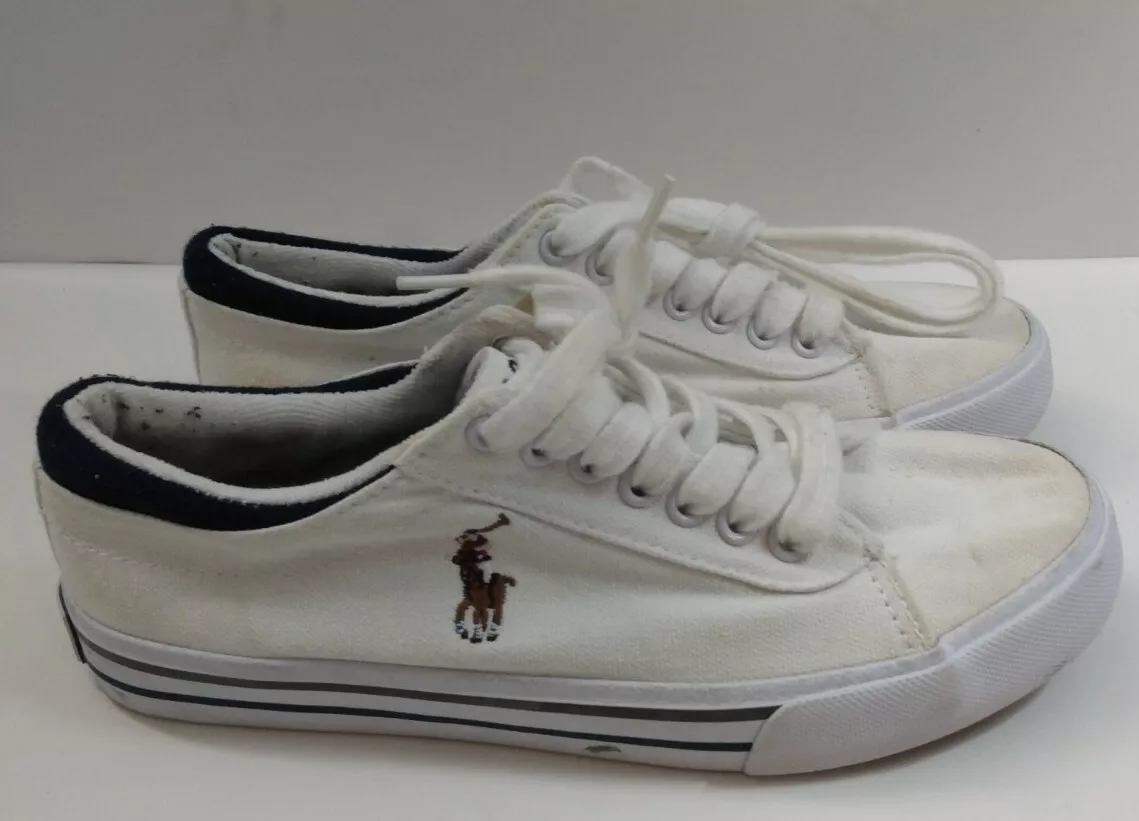 Polo Ralph Lauren Mens Keaton Leather-Trim Canvas Sneaker Carmel Pink 11D  New - Walmart.com