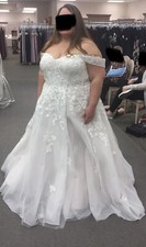 David  s Bridal Wedding Dress And Veil
