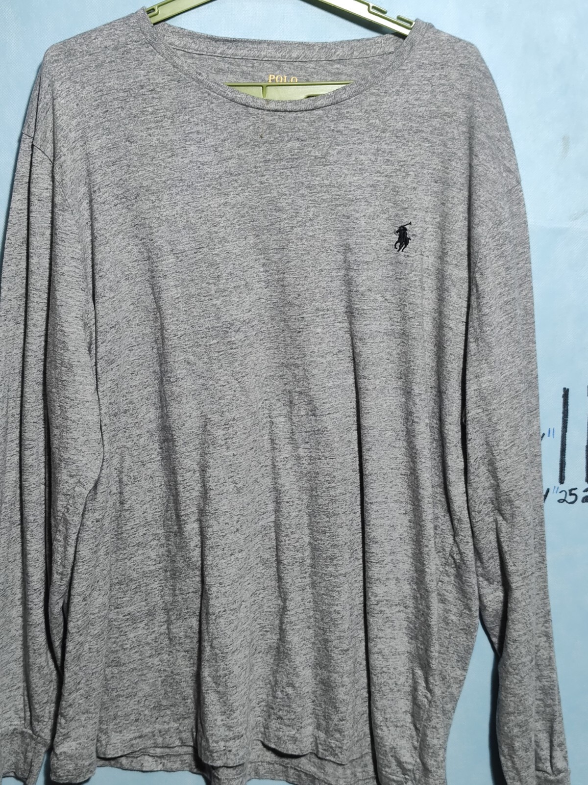 Polo Ralph Lauren T Shirt Uomo XL PiGray Manica Lunga Pony Girocollo