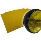 Autocollant Sticker Jaune pour Verre de Phares Anciens - Feux Jaune Moto
