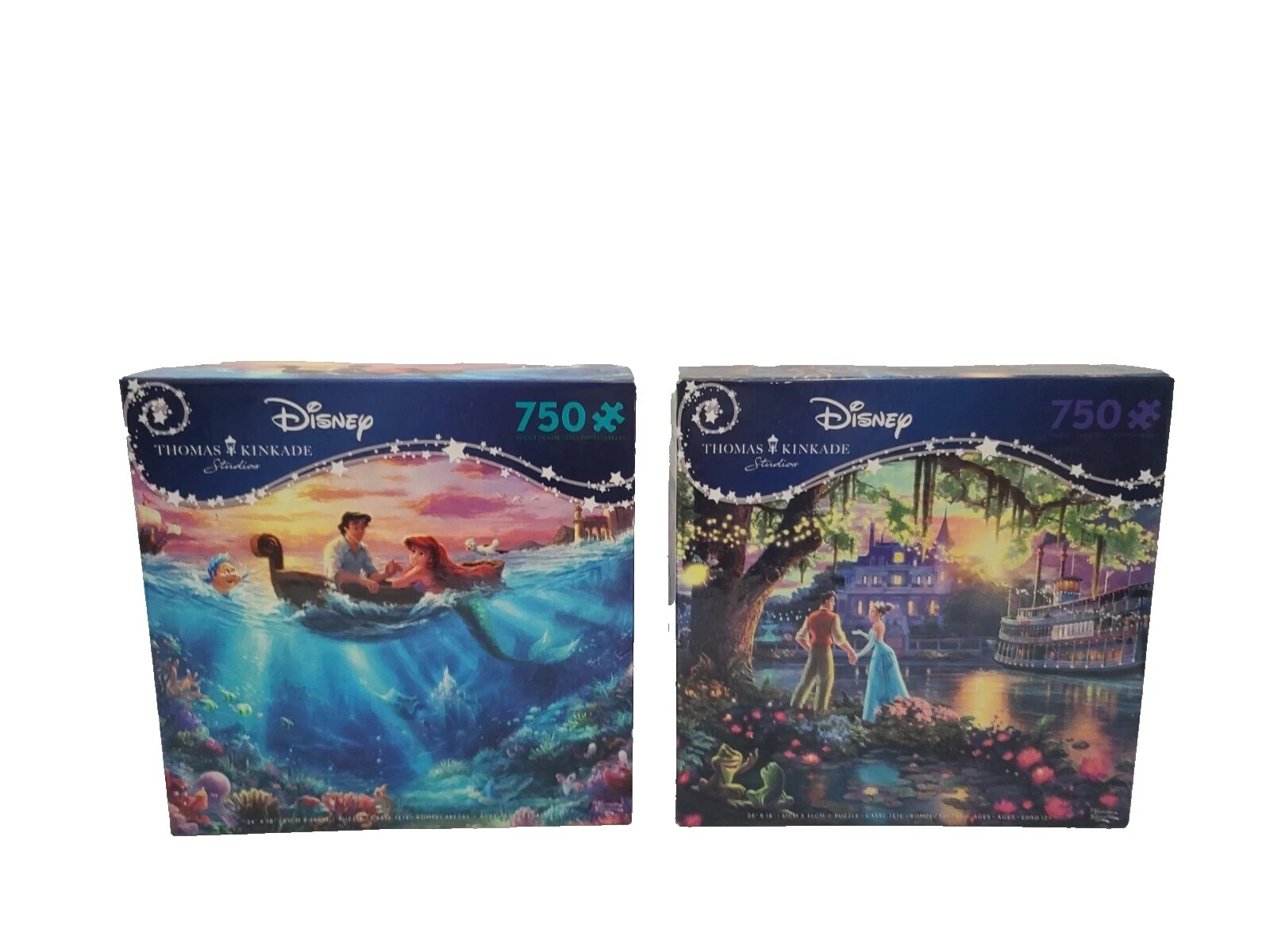 Rompecabezas de cartón de princesa de Disney Thomas Kinkade