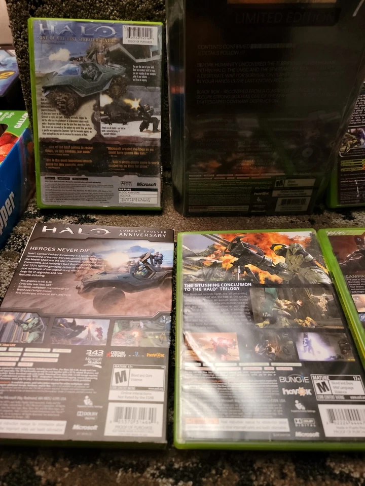 Halo Bundle Xbox & Xbox360 (8 Games Total) 1-4,ODST,Reach:Tested & Working - Image 4 of 4