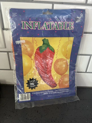 36” Inflatable Chili Pepper Hanging Decorations Cinco de Mayo Mexican Party New