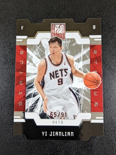 Yi Jianlian [Die Cut Status] #70 2009 Donruss Elite card
