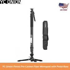 YC Onion Pineta Professional DSLR Camera Tripod Monopod Quick-Release Head Plate