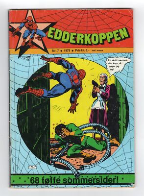 1972 MARVEL AMAZING SPIDER-MAN #113, #114, #115 & #172 1ST HAMMERHEAD KEY NORWAY
