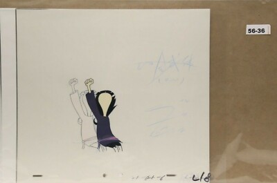 Beetlejuice Original Production Drawing And Cel 56-36 Used Cond.