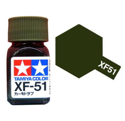 TAMIYA ENAMEL PAINT 80351 XF-51 KHAKI DRAB 10ml