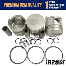 For Mitsubishi S3Q S3Q2 Piston with Ring Set Engine 303C Excavator 901B Loader