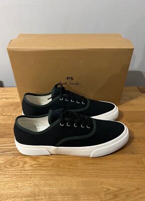 PS Paul Smith Laurie Canvas Trainers Men's Black Shoe Brand