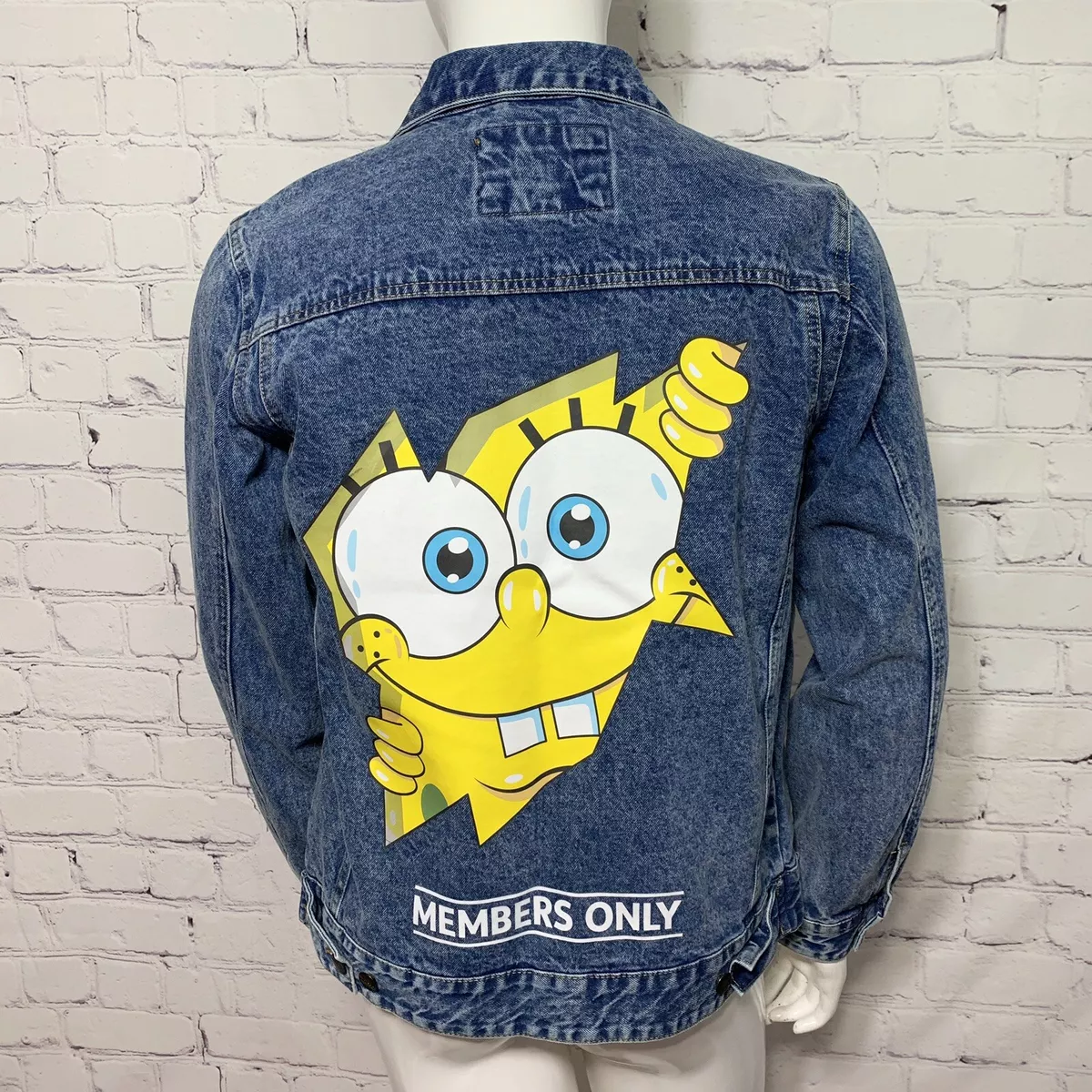 Spongebob jean jacket cheap
