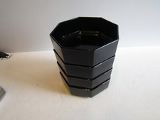 4-CEREAL/SOUP BOWLS 5.1/2"D X 2"H -ARCOROC OCTIME-MADE IN FRANCE