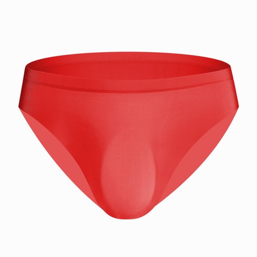 Hombres Calzoncillos Delgados Sexy Jacquard Ropa Interior Cintura Baja Seda Hielo Transparente Bragas - Imagen 11 de 23