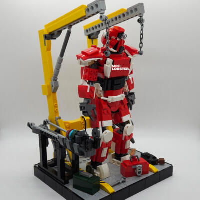 ZITIANYOUBUILD Power Armor Station + Jetpack Mod 418 Stück MOC-183479