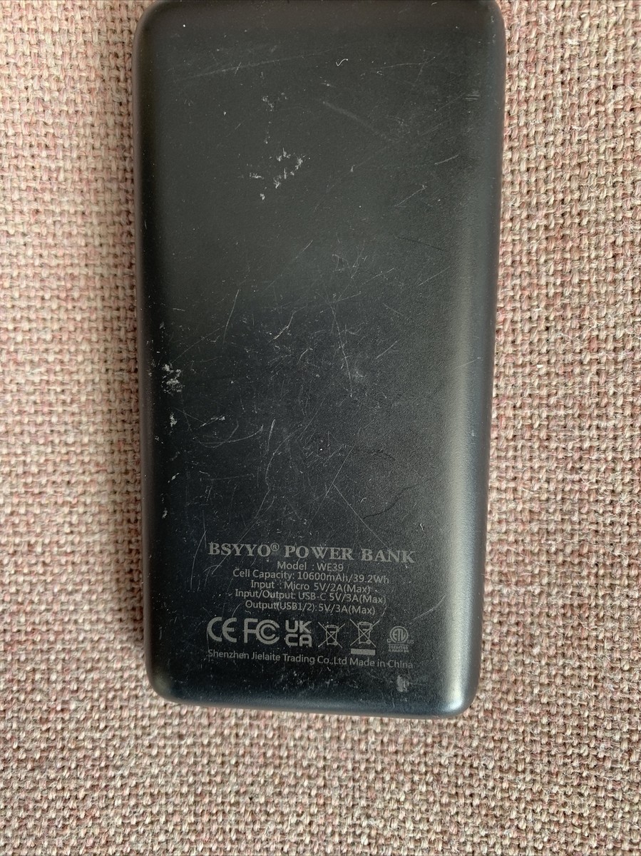 BSYYO Power Bank,10000Mah USB Port Portable Charger,Usb-C