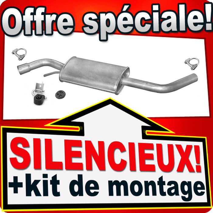 Échappement pour VW T4 1.9 TD à 2.8 VR6 en acier renforcé longévité mécanique supérieure