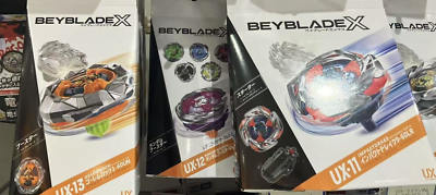 New BEYBLADE X #UX-11 9-60LR +#UX12 Random Booster Vol.5 +#UX13 1