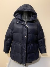 Ralph Lauren Women's Loft Puffer Duck Down Jacket Coat - Navy - Large