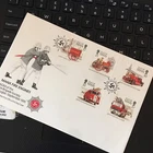 ISLE OF MAN FDC Manx Fire Engines 1991 FIRST DAY COVER UNADDRESSED WCP