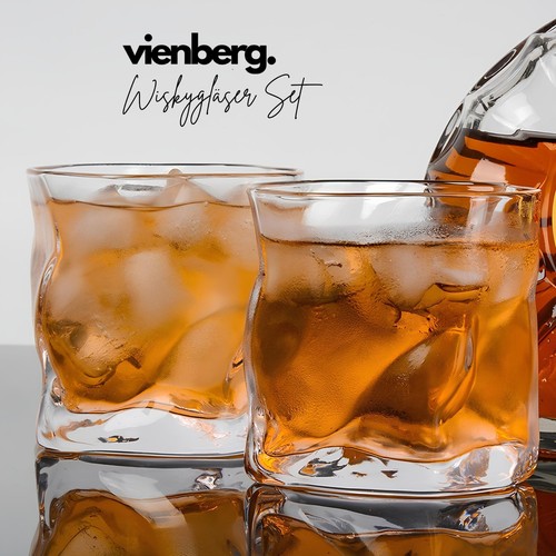 Polar Wiskygläser | Schmelzglas Design Whiskeygläser | 190ml Whisky Glas Scotch - Bild 7 von 37