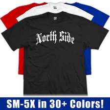 North Side Thug T-Shirt | Old English Streetwear NorthSide Dad Mens Tee Shirt
