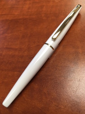 Sheaffer Taranis White Lightning Roller Ball Pen