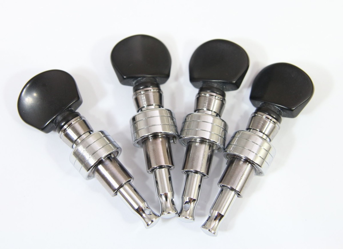 Sintonizzatore Testa Macchina Nichel Ad Ingranaggi Banjo 4 Corde Con - Foto 4