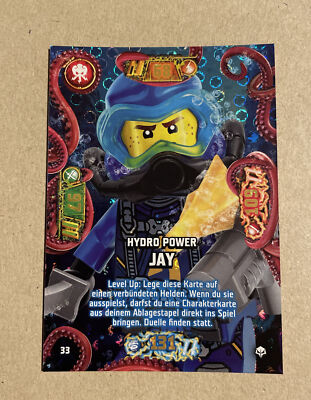 HYDRO POWER JAY - LEVEL UP  - Nr. 33 - LEGO Ninjago Serie 7 NEXT LEVEL - NEU !!!