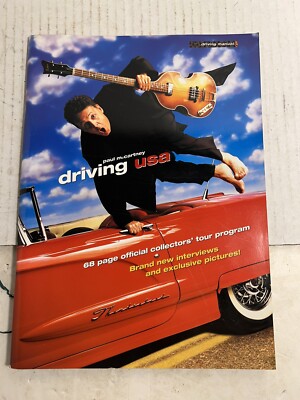 2002 Paul McCartney Driving USA Program Concert Tour Program | eBay