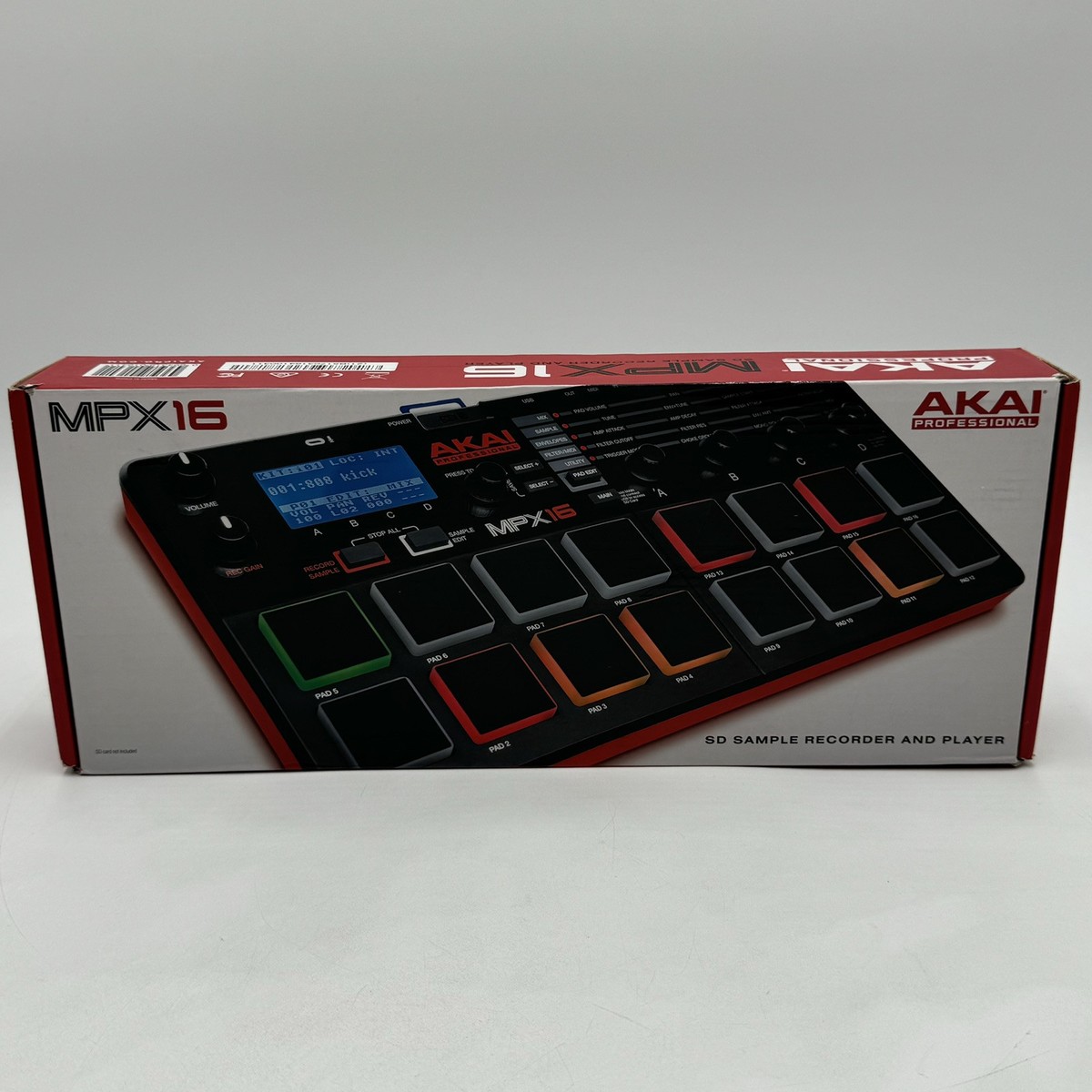 Akai MPX16 Sampler SD Sample Recorder and Player for sale online 