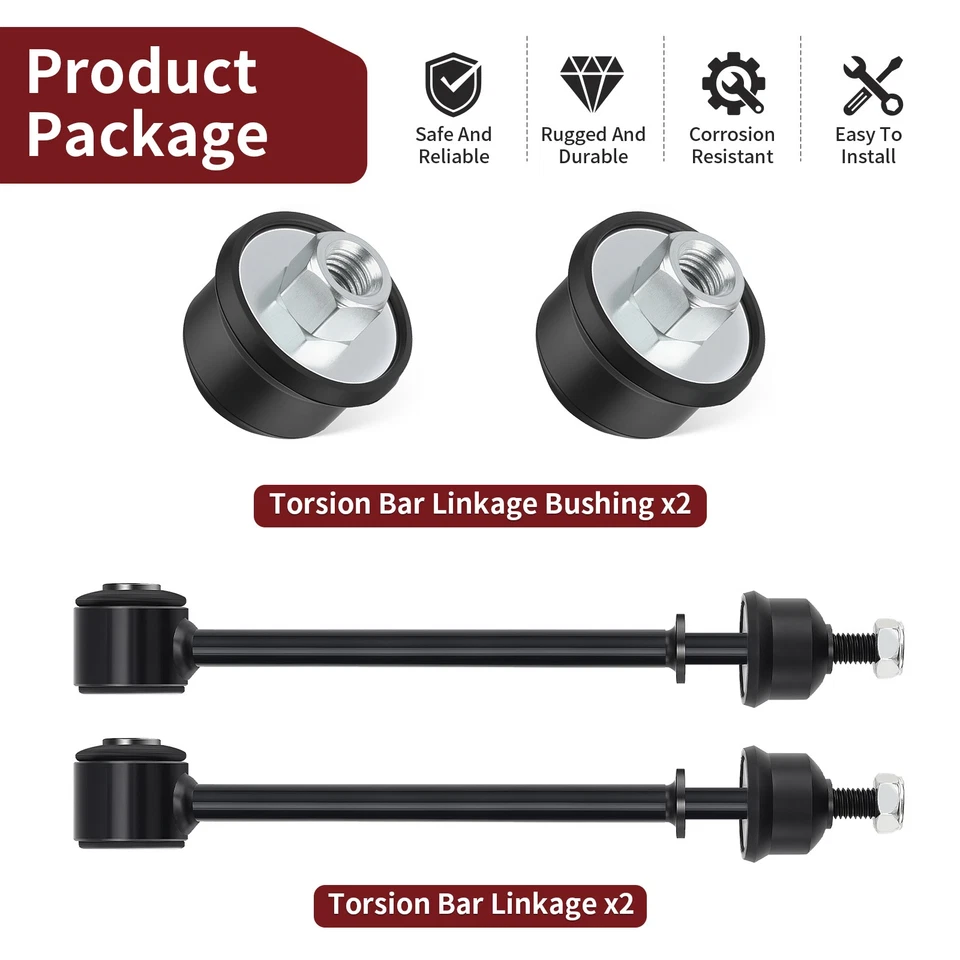 5140916 Torsion Bar Linkage + Bushing For Polaris Ranger 1000 Crew XP EV Pro XD - Image 2 of 4