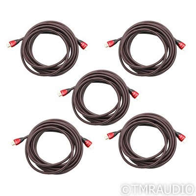 Audioquest Cinnamon HDMI Cable; Lot of Five 4m Cables