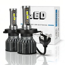 LED Headlight Kit H4 HB2 9003 6000K Hi/Low Bulbs for HONDA CIVIC 1992-2002 2003