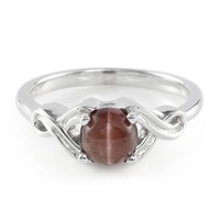 Cavill Skapolith Ring 0,94Ct Katzenauge 925 Silber Damen Schmuck