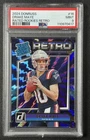 DRAKE MAYE PSA 9 2024 PANINI DONRUSS #16 RETRO RATED ROOKIE PATRIOTS 0417