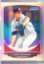 2013 Bowman Chrome Nick Tropeano #BCP179 Astros Prospects Refractors
