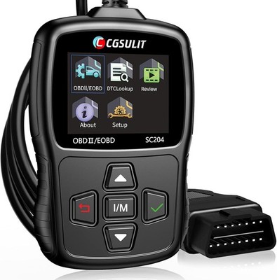 CGSULIT SC204 Enhanced OBD2 Scanner Diagnostic Tool, Code Reader-Black 