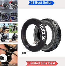 10x2.50 Tire Inner Tube Set for 10 Inch Electric Scooter 36V 48V 400W 500W 800W