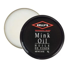 Kelly's Leather Treatment - Mink Oil - Conditions, Waterproofs & Softens and Man
