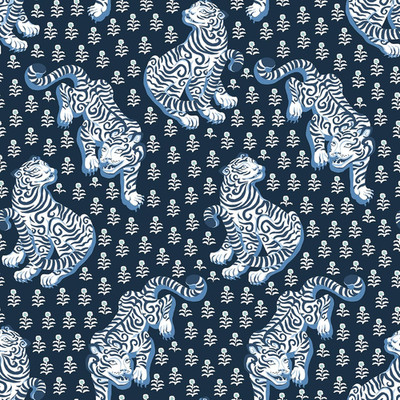 X Printfresh Navy Tiger Queen Peel and Stick Wallpaper, Removable Wallpaper, 20.