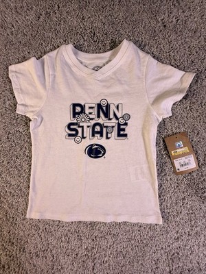 NWT Youth Girls Penn State T Shirt Short Sleeve Size XS 4-5