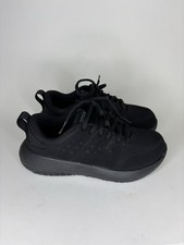 Crocs Shoes Lace Up Casual Sneakers Women Size 6 Black Slip Resistant