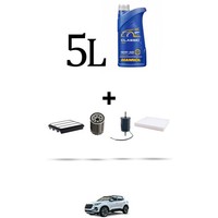 Hoffcar Set Service 4 Filter Und 5L ÖL FüR Dr 5 2.0 16V 102Kw Von