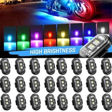 RGB LED Strobe Light, 8/12/20pcs Wireless Rem...