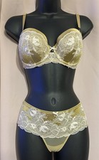 Victoria  s Secret Dream Angels Lined Demi Bra Set 32DD