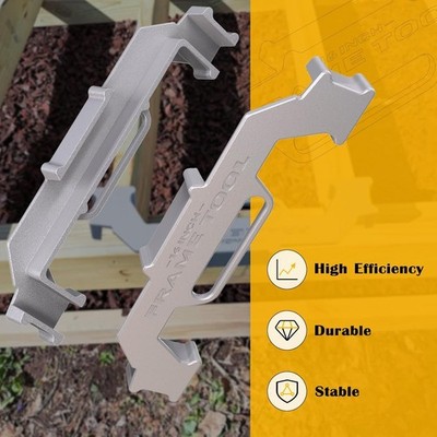 Framing Tools 16''On-Center Stud Layout Tool Cast Aluminum Framing Spacing Tool