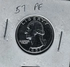 1957 25C (Proof) Washington Quarter
